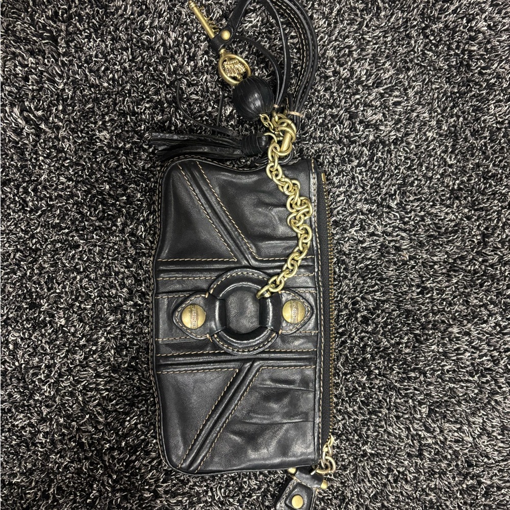 Vintage juicy couture . Small  Elegant Black Leather Women's Bag